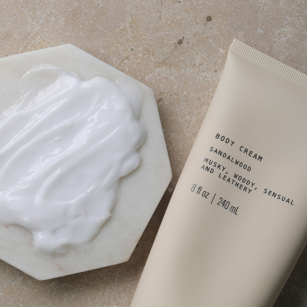 MinimLA Sandalwood Body Cream Swatch