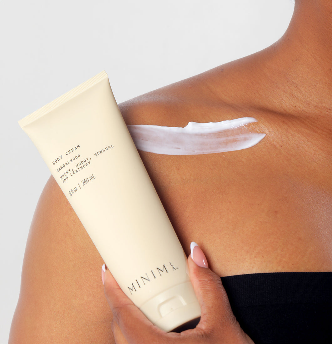 MinimLA Sandalwood Body Cream | Shea Butter, Cica, Licorice Root